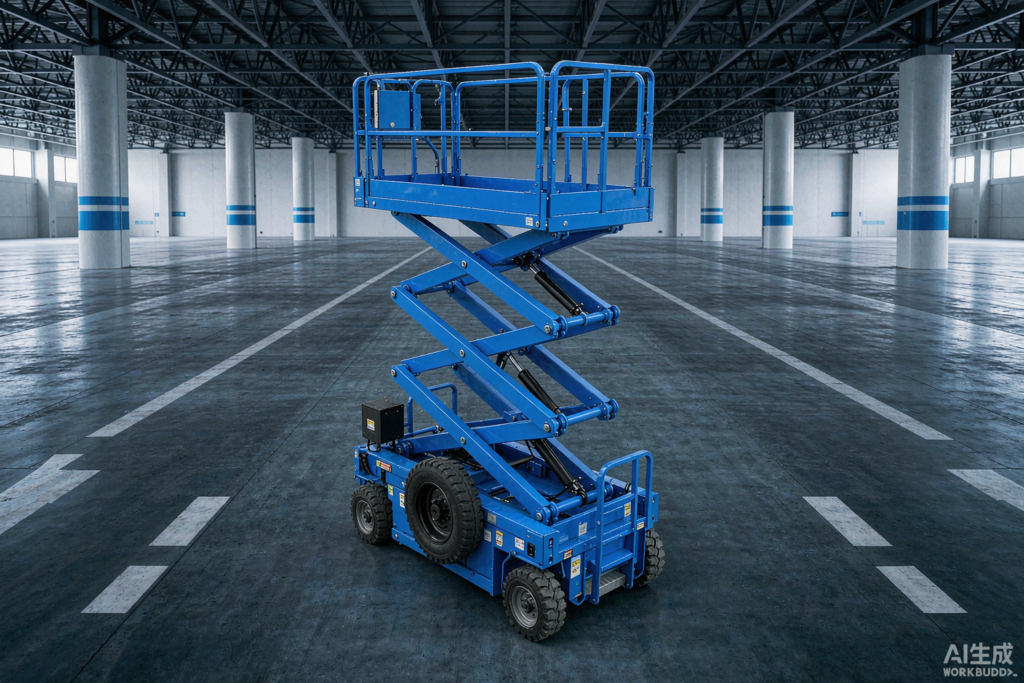 Blue Genie scissor lift aerial work platform