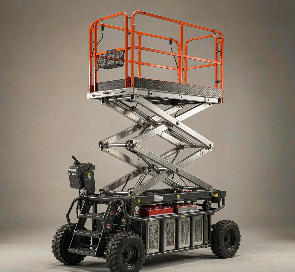 Genie GS-3390 RT Rough Terrain Scissor Lift for sale — inspected and tested, worldwide shipping from RQParts