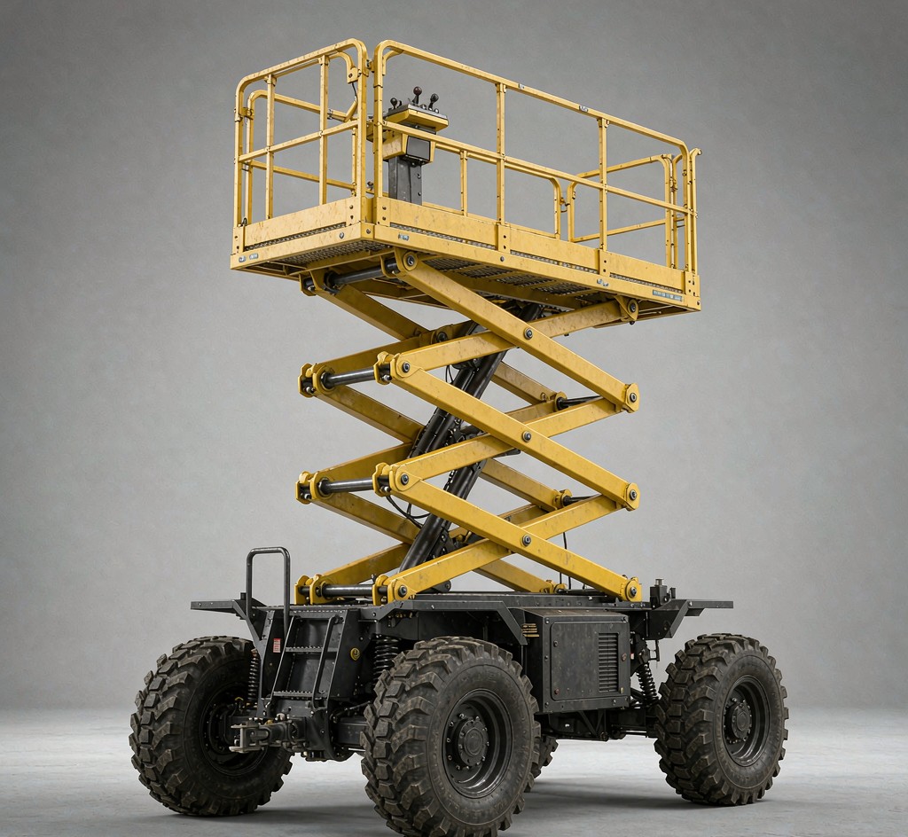 Skyjack SJ6832 RT Rough Terrain Scissor Lift for sale — inspected and tested, worldwide shipping from RQParts
